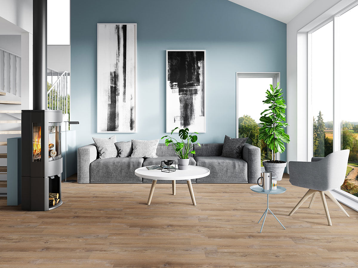 MSI Glenridge Lime Washed Oak 6" x 48" Waterproof Luxury Vinyl Plank (12 Mil Wear Layer)