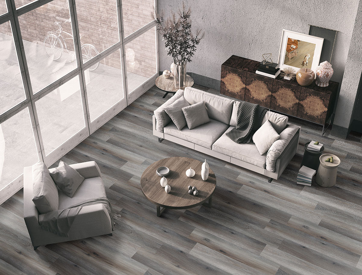 MSI Glenridge Midnight Maple 6" x 48" Waterproof Luxury Vinyl Plank (12 Mil Wear Layer)