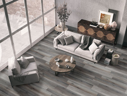 MSI Glenridge Midnight Maple 6" x 48" Waterproof Luxury Vinyl Plank (12 Mil Wear Layer)
