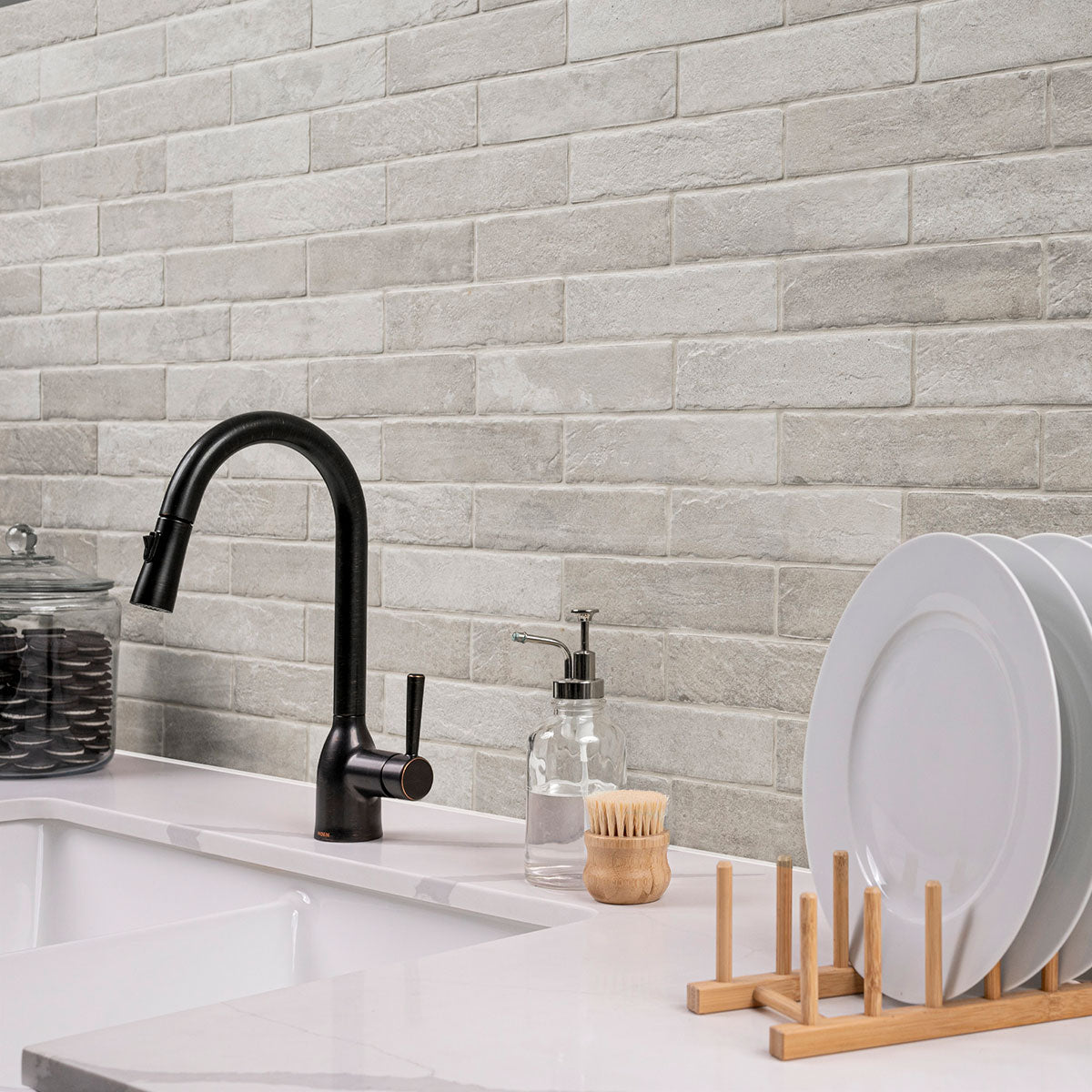 Capella Ivory Brick 2x10 Matte Porcelain Wall & Floor Tile