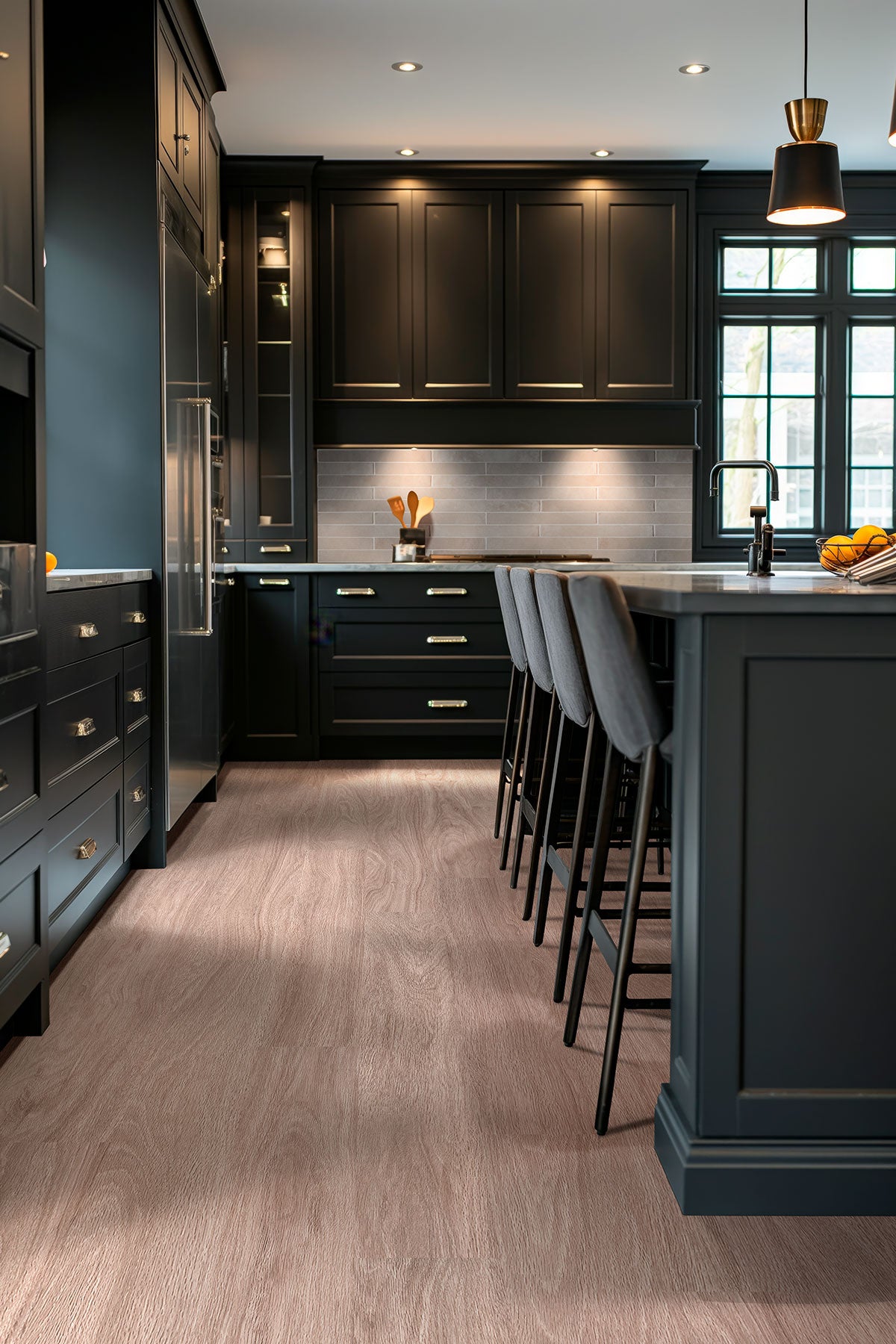 Kallum Bleached Elm 9"x48" Loose Lay Luxury Vinyl Plank Flooring