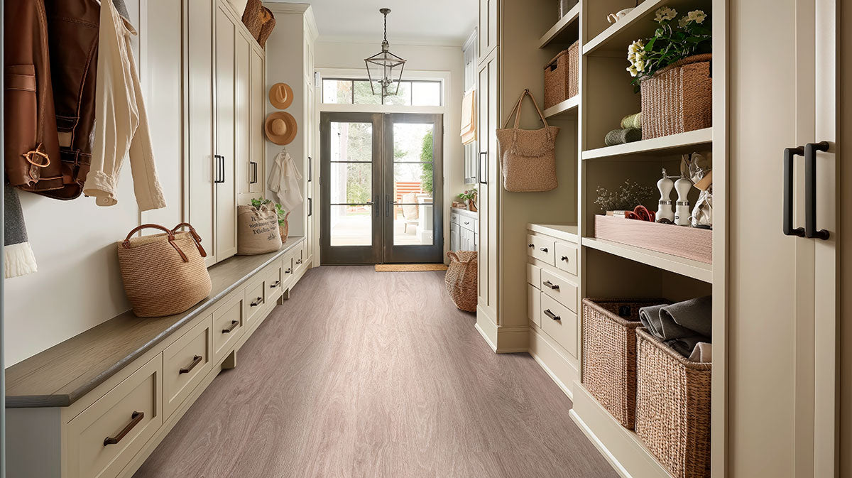 Kallum Bleached Elm 9"x48" Loose Lay Luxury Vinyl Plank Flooring