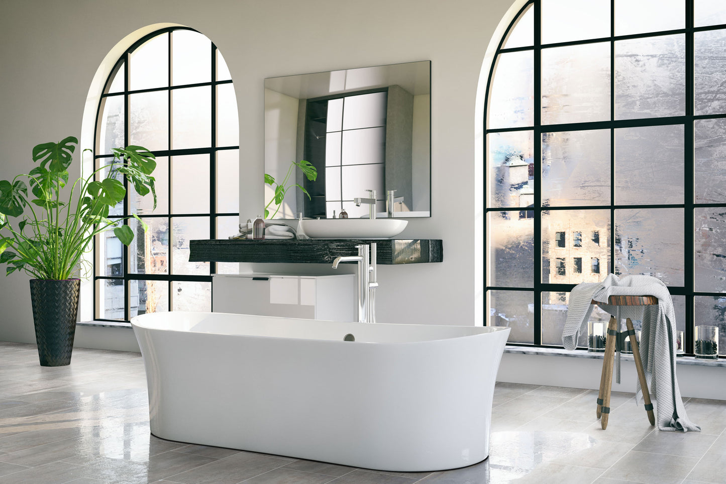 Oxide Magnetite 24x48 Porcelain Matte Tile