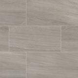 Malahari Greige 24x48 Lapato 3D Porcelain Floor And Wall Tile