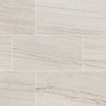 Malahari White 24x48 Lapato 3D Porcelain Floor And Wall Tile