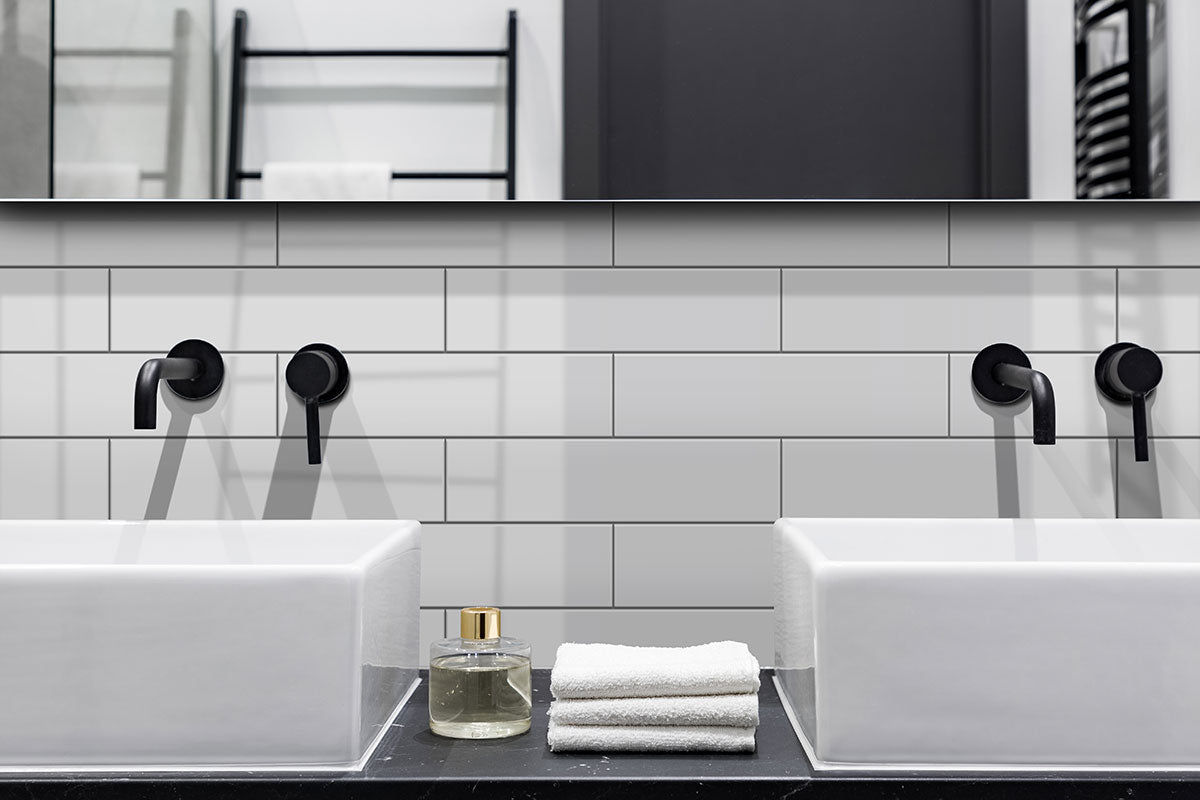 MSI Metro White 2" x 8" Glossy Subway Tile | Wall | Commercial & Residential | 11 sq ft/Box