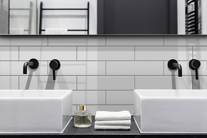 MSI Metro White 2" x 8" Glossy Subway Tile | Wall | Commercial & Residential | 11 sq ft/Box