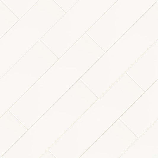 MSI Metro White 2X8 Glossy Ceramic Bullnose Tile