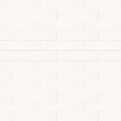 MSI Metro White 2" x 8" Glossy Subway Tile | Wall | Commercial & Residential | 11 sq ft/Box