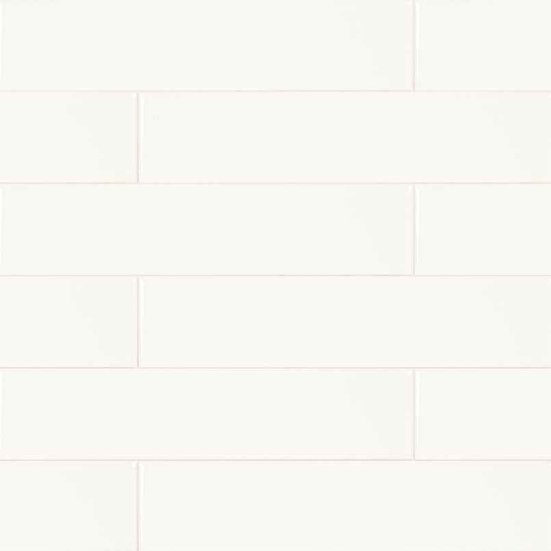 MSI Metro White 2" x 8" Glossy Subway Tile | Wall | Commercial & Residential | 11 sq ft/Box