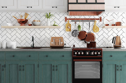 MSI Metro White 3" x 6" Glossy Subway Tile | Wall | Commercial & Residential | 17.68 sq ft/Box