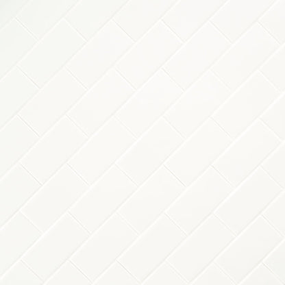 MSI Metro White 3" x 6" Glossy Subway Tile | Wall | Commercial & Residential | 17.68 sq ft/Box