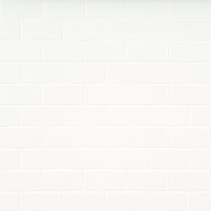 MSI Metro White 3" x 6" Glossy Subway Tile | Wall | Commercial & Residential | 17.68 sq ft/Box