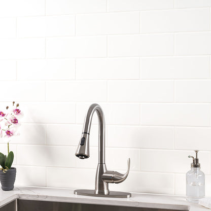 MSI Metro White 4" x 12" Glossy Subway Tile | Wall | Commercial & Residential | 13.32 sq ft/Box