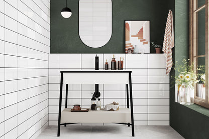 MSI Metro White 4" x 12" Glossy Subway Tile | Wall | Commercial & Residential | 13.32 sq ft/Box
