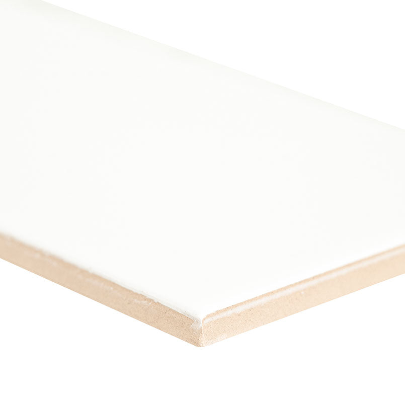 MSI Metro White 4" x 12" Glossy Subway Tile | Wall | Commercial & Residential | 13.32 sq ft/Box