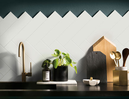 MSI Metro White 4" x 16" Glossy Subway Tile | Wall | Commercial & Residential | 11 sq ft/Box