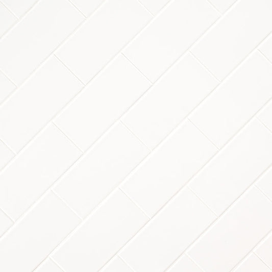 MSI Metro White 4" x 16" Glossy Subway Tile | Wall | Commercial & Residential | 11 sq ft/Box