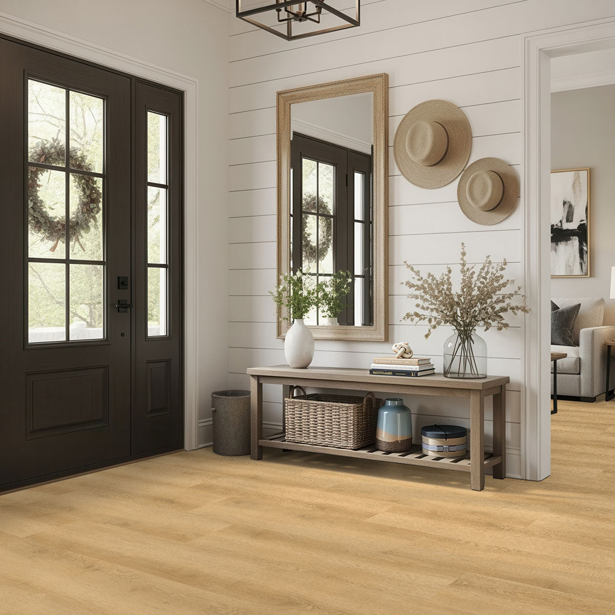 MSI Nove Plus Hyde Haven 9" x 48" Extra-Wide Waterproof Glue-Down LVP | Commercial & Residential | 54 sq ft/Box