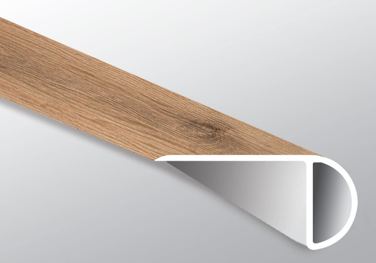 Laurel 2.23"x1.03"x94" Vinyl Overlapping Stair Nose