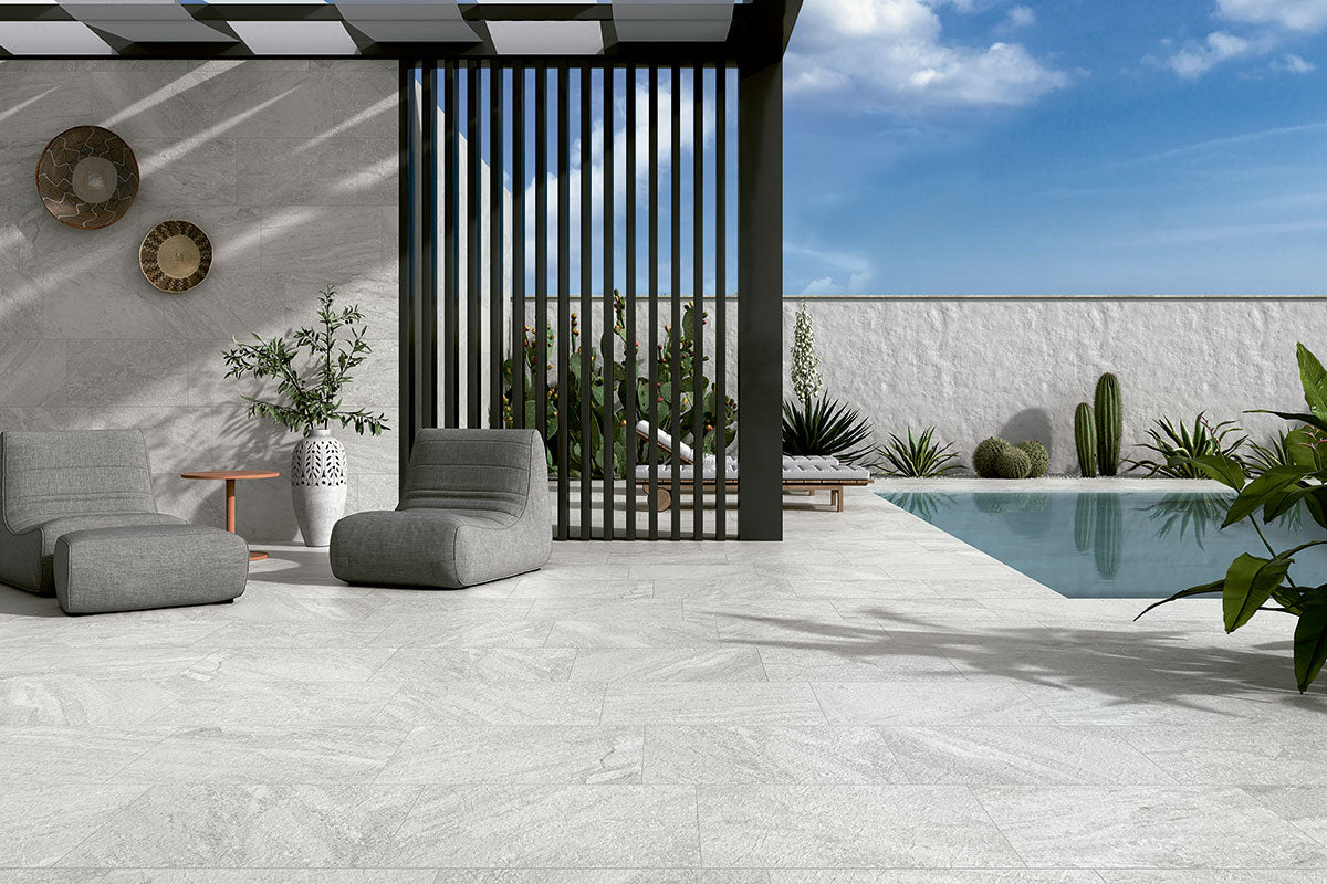 MSI Stowe Silver Dune 15" x 30" Matte Porcelain Tile | Traktion Collection