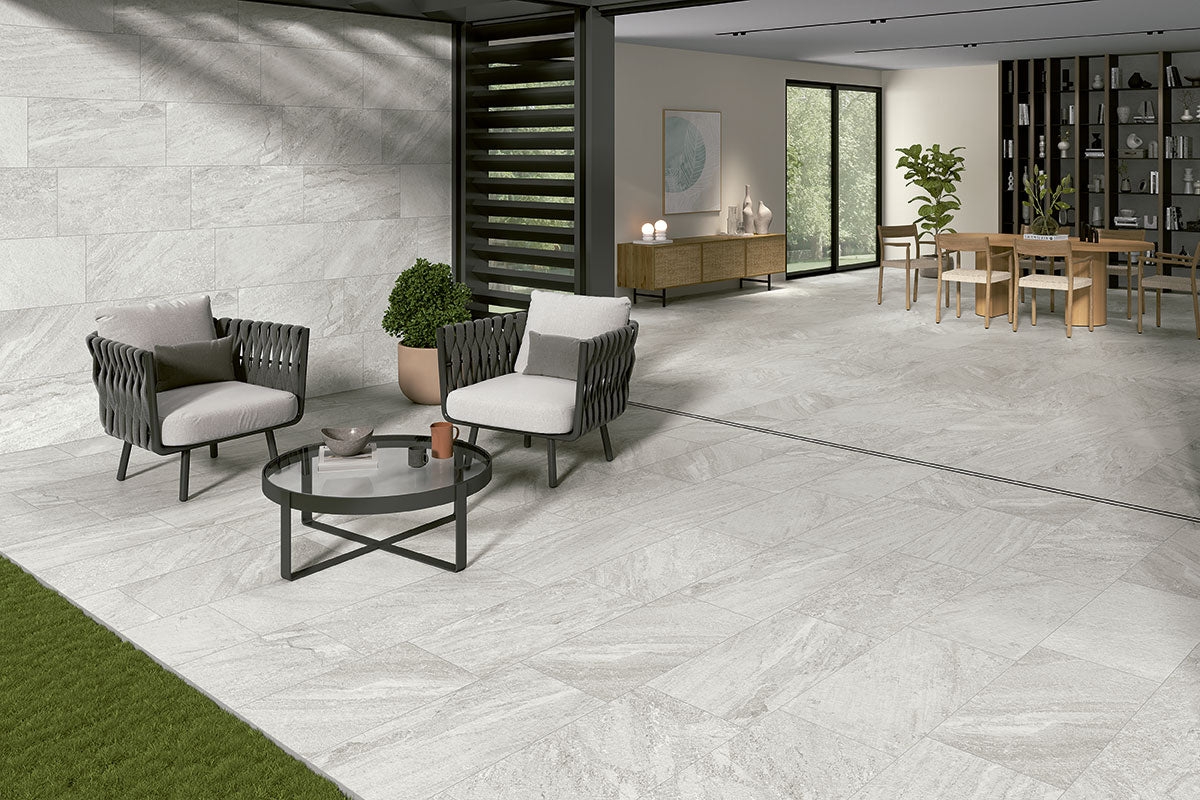 MSI Stowe Silver Dune 15" x 30" Matte Porcelain Tile | Traktion Collection