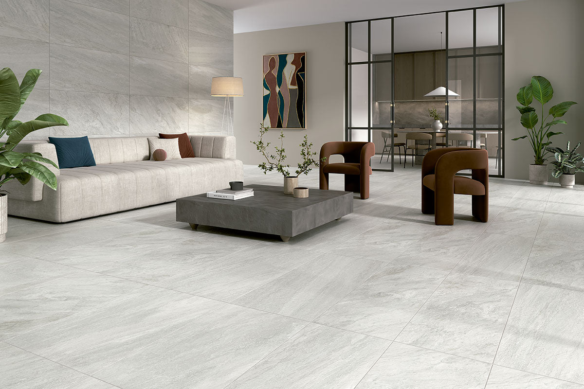 MSI Stowe Silver Dune 15" x 30" Matte Porcelain Tile | Traktion Collection