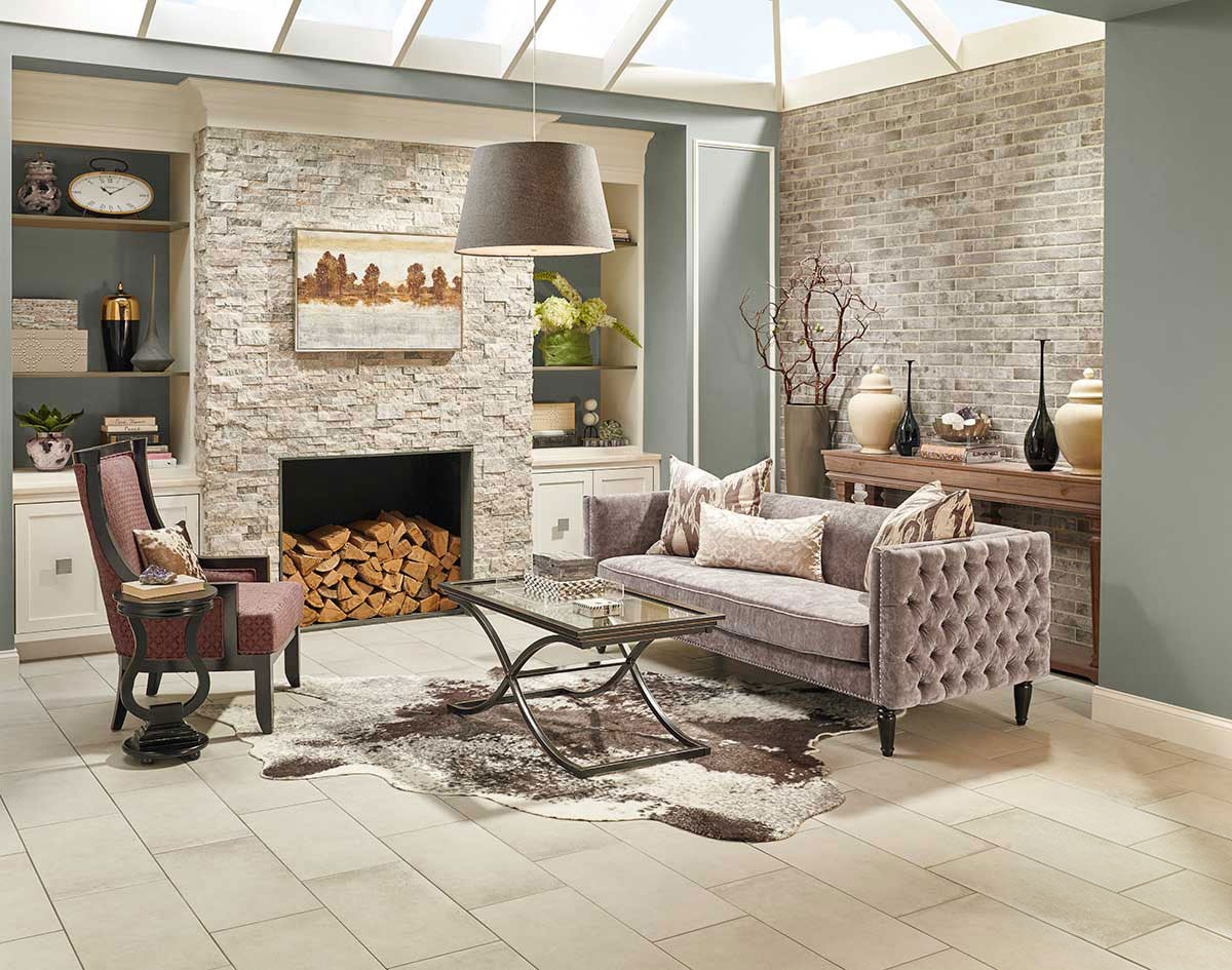 Capella Taupe Brick 2x10 Matte Porcelain Wall & Floor Tile