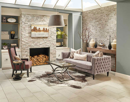 Capella Taupe Brick 2x10 Matte Porcelain Wall & Floor Tile