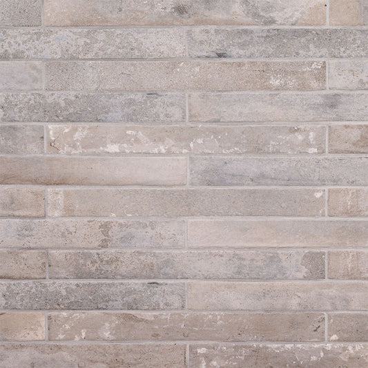 Capella Taupe Brick 2x18 Matte Porcelain Wall & Floor Tile