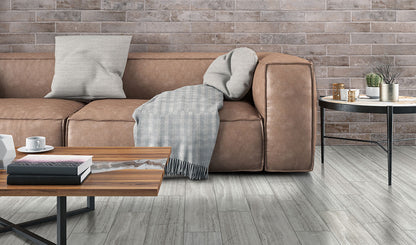 Capella Taupe Brick 2x10 Matte Porcelain Wall & Floor Tile