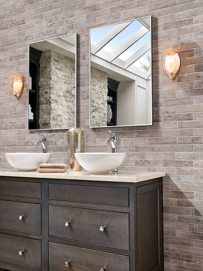 Capella Taupe Brick 2x10 Matte Porcelain Wall & Floor Tile