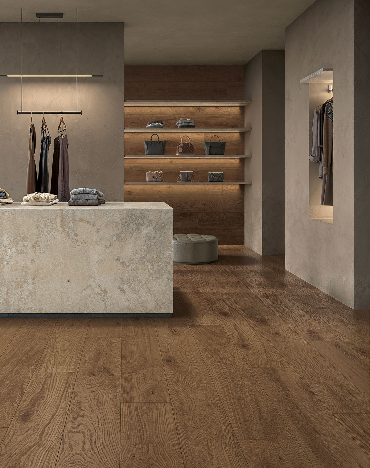 MSI Valgrande Clayborne 10" x 62" Wood Look Matte Porcelain Tile
