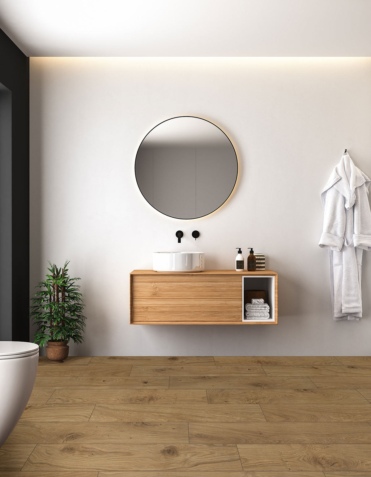 MSI Valgrande Sequoia 10" x 62" Wood Look Matte Porcelain Tile