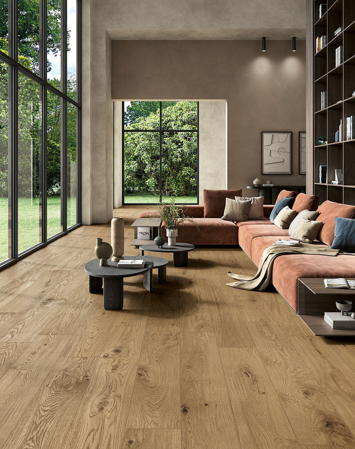 MSI Valgrande Sequoia 10" x 62" Wood Look Matte Porcelain Tile