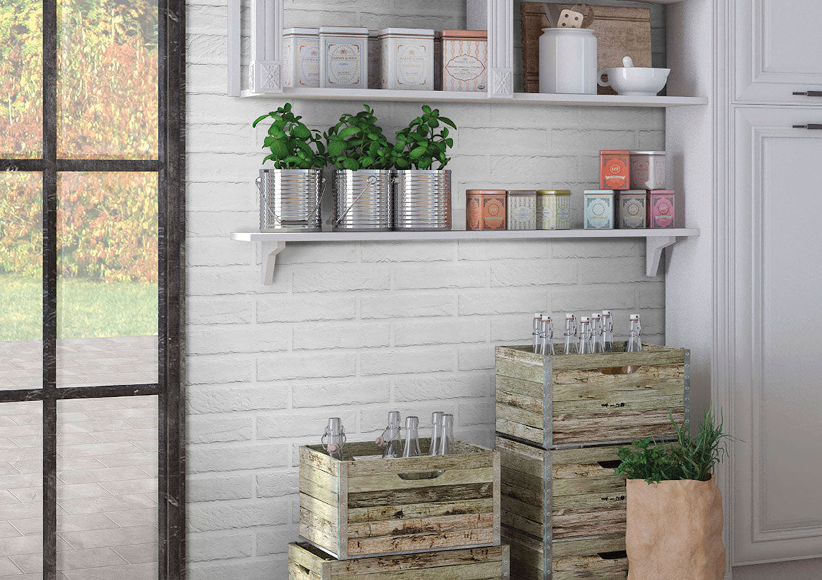 Capella Charcoal Brick 2x10 Matte Porcelain Wall & Floor Tile