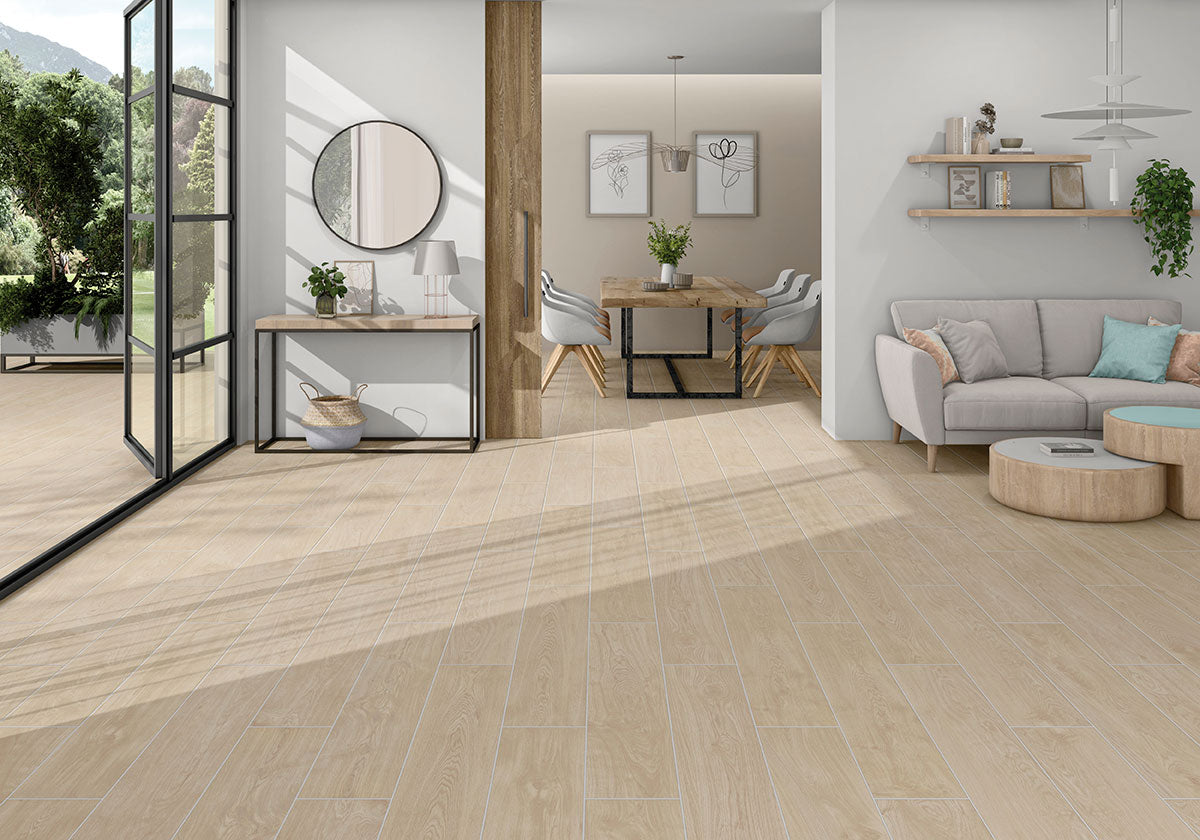 MSI Whitehill Ashwood 9x48 Wood Look Matte Porcelain Tile - Floor & Wall