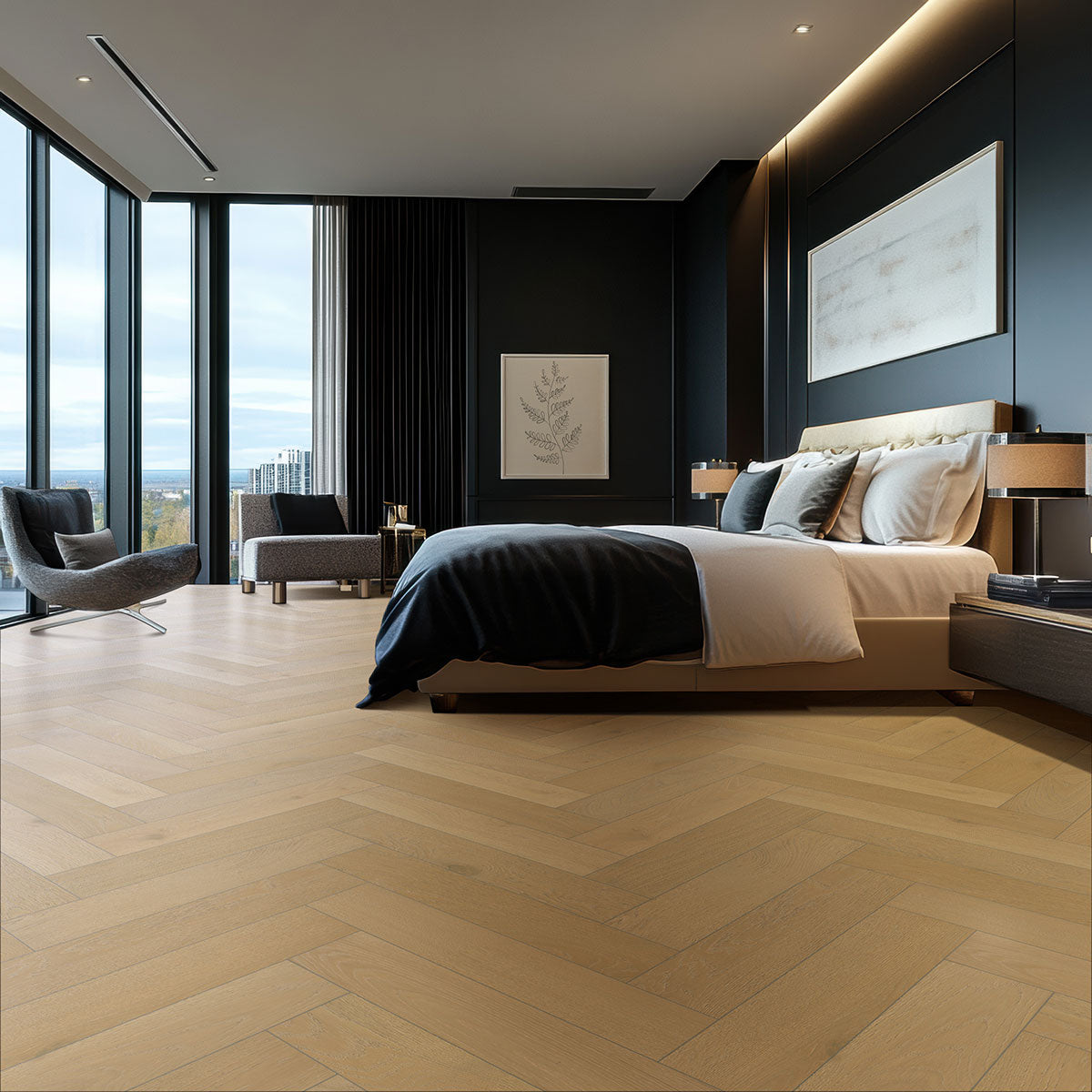 Mccarran Whitlock 5 X 24 Herringbone Engineered Hardwood Flooring