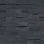 XL Premium Black 9x24 Split Face Marble Ledger Panel