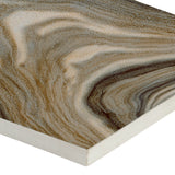 Dellano Deep Bark 8x48 Polished Wood Look Porcelain Tile