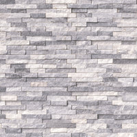 Alaskan Gray Splitface Interlocking Pattern Mosaic Tile