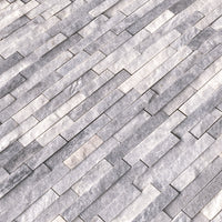 Alaskan Gray Splitface Interlocking Pattern Mosaic Tile