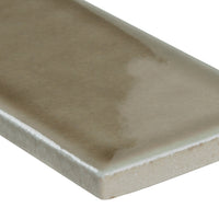 Artisan Taupe Handcrafted 3x6 Glossy Subway Tile