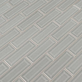 Morning Fog 2x6 Bevel Subway Ceramic Tile