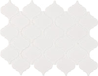 Retro Bianco White Arabesque 6mm Mosaic