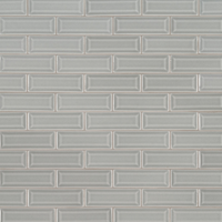 Morning Fog 2x6 Bevel Subway Ceramic Tile