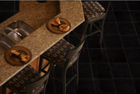 Black Galaxy Granite 18X18 Polished Tile