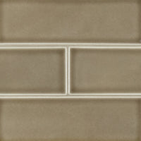 Artisan Taupe Handcrafted 4x12 Glossy Subway Tile