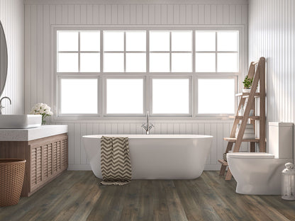 Woodhills Brook Timber Hickory 6.5X48 Waterproof Natural Wood Tile