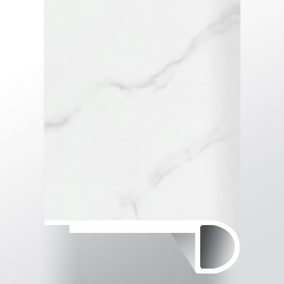 Trecento 2-3/4X94 Vinyl Flush Stair Nose